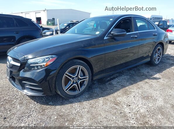 W1KWF8EB4LR596883 2020 MERCEDES-BENZ C-CLASS Black Передня ліва чверть