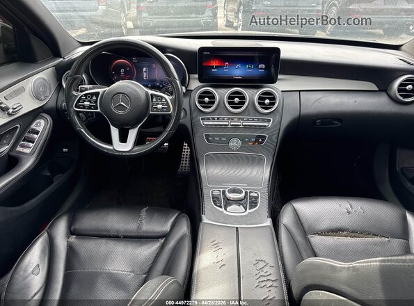 W1KWF8EB7LR594867 2020 MERCEDES-BENZ C-CLASS Black Widok naklejki z numerem VIN
