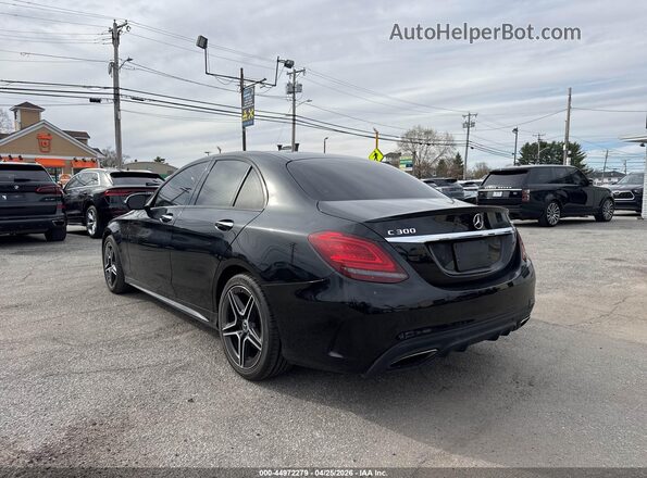 W1KWF8EB7LR594867 2020 MERCEDES-BENZ C-CLASS Black Tył lewy