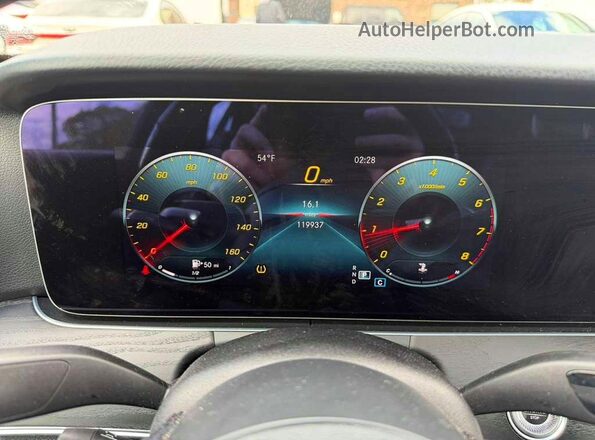W1KZF8EB3NB020775 2022 MERCEDES-BENZ E Black Instrument cluster view