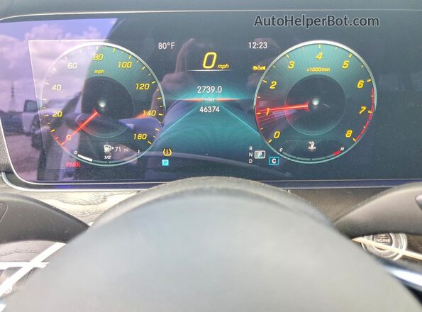 W1KZF8EB7PB099600 2023 MERCEDES-BENZ E White Vista del cuadro de instrumentos