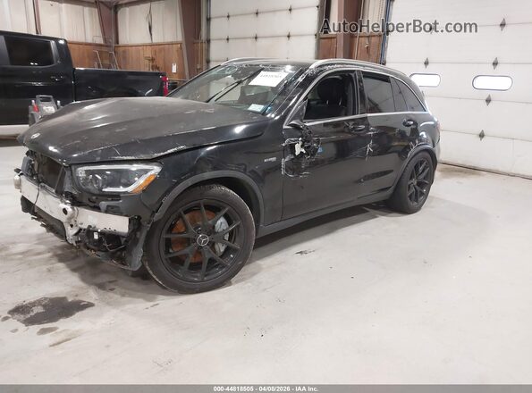 W1N0G6EB1MF888939 2021 MERCEDES-BENZ AMG GLC 43 Black Առջևի ձախ երեք քառորդ տեսարան
