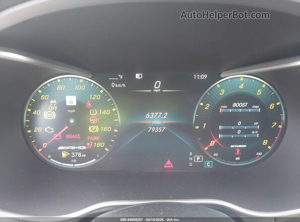 W1N0G6EB2MF868439 2021 MERCEDES-BENZ AMG GLC 43 Black უკანა სავარძლების ხედი