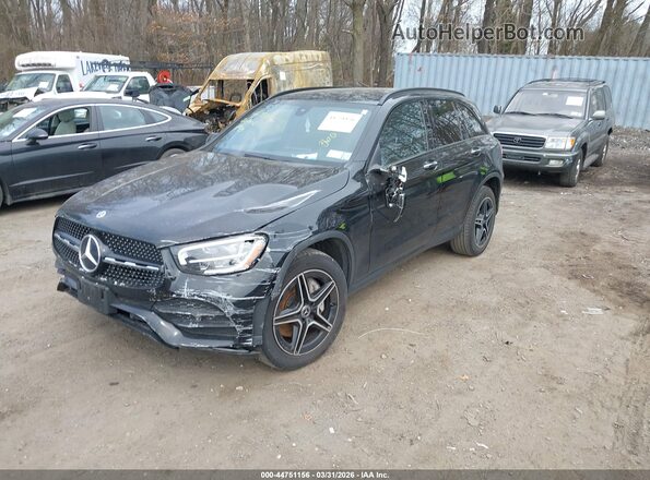 W1N0G8EB3LF865236 2020 MERCEDES-BENZ GLC 300 Black წინა მარცხენა ხედი სამი მეოთხედიდან