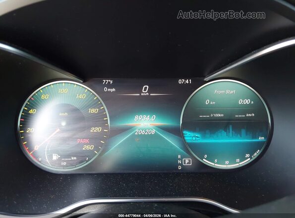 W1N0J8EB9LF833084 2020 MERCEDES-BENZ GLC 300 COUPE Blue Rear seats view
