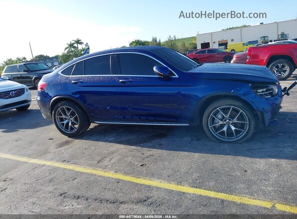 W1N0J8EB9LF833084 2020 MERCEDES-BENZ GLC 300 COUPE Blue Rear interior view