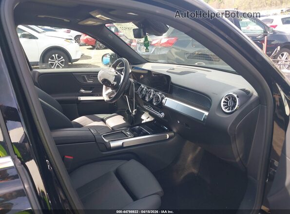 W1N4M4HB8SW422500 2025 MERCEDES-BENZ GLB-CLASS Black Widok wnętrza z przodu