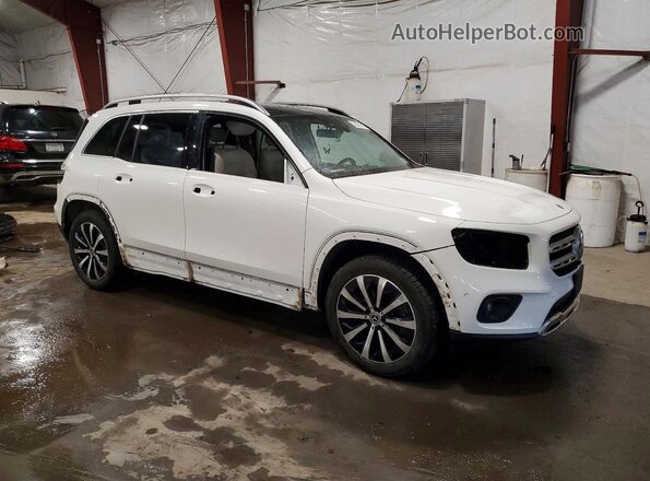 W1N4M4HBXPW322549 2023 MERCEDES-BENZ GLB-CLASS Белый Передняя правая четверть