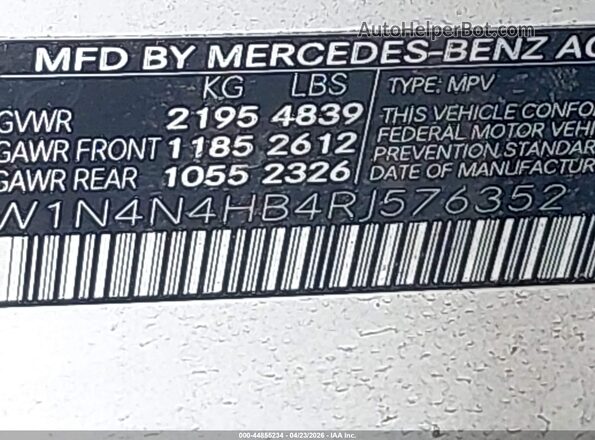 W1N4N4HB4RJ576352 2024 MERCEDES-BENZ GLA 250 White Vista del compartimento del motor