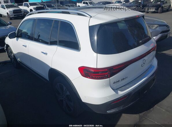 W1N9M0CB2RN095923 2024 MERCEDES-BENZ EQB 250 SUV White Հետևի ձախ