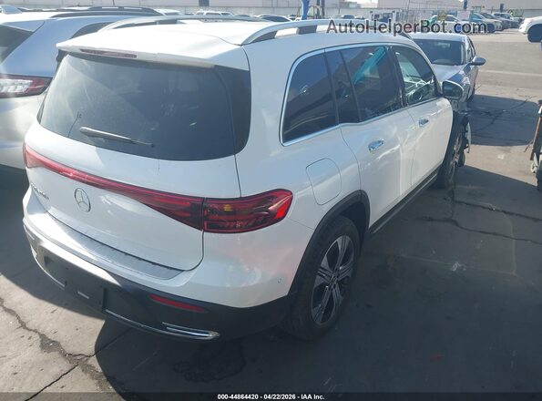 W1N9M0CB2RN095923 2024 MERCEDES-BENZ EQB 250 SUV White Հետևի աջ