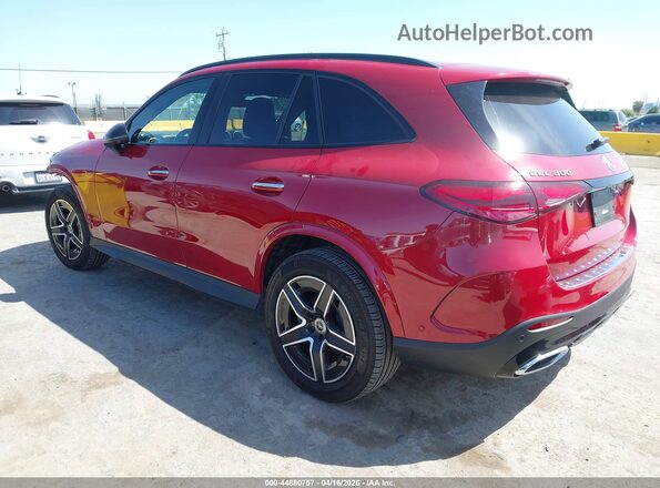 W1NKM4HB5RF106988 2024 MERCEDES-BENZ GLC 300 Red Rear left