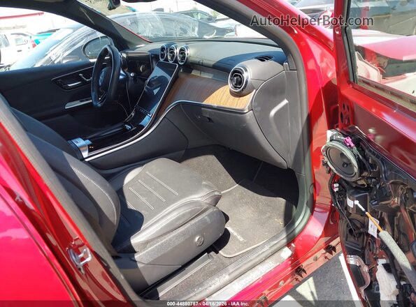 W1NKM4HB5RF106988 2024 MERCEDES-BENZ GLC 300 Red Front interior view