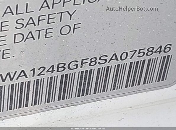 WA124BGF8SA075846 2025 AUDI Q6 E-TRON White 