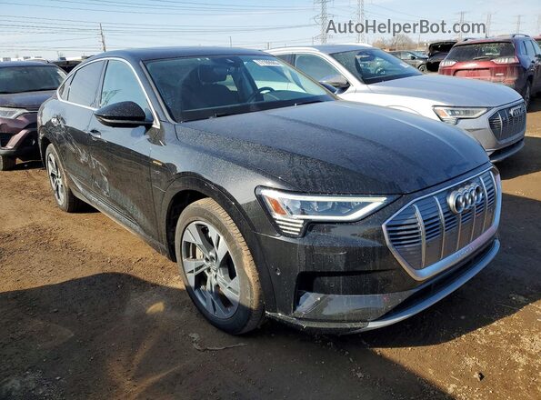 WA12ABGE3LB032219 2020 AUDI E-TRON Black Передня права чверть