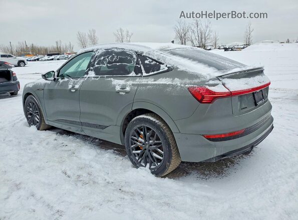 WA13AAGE1PB007310 2023 AUDI E-TRON Gray Trasero izquierdo