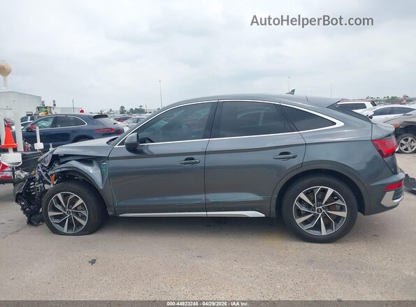 WA15AAFY0P2028752 2023 AUDI Q5 Gray Vista interior de 360 grados