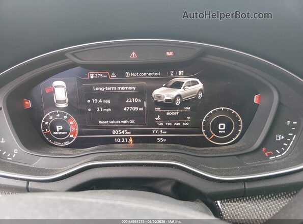 WA1A4AFYXJ2151925 2018 AUDI SQ5 White Հետևի նստատեղերի տեսք