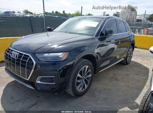 WA1AAAFY6M2029124 2021 AUDI Q5 Black Front left
