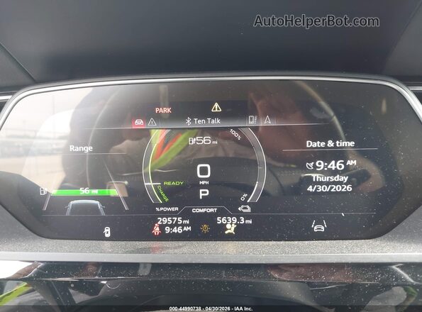 WA1AAAGE0MB025624 2021 AUDI E-TRON Gray Вид задніх сидінь