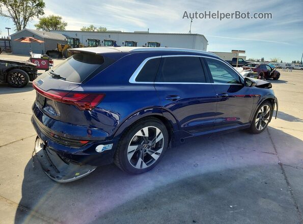 WA1AAAGE6MB009282 2021 AUDI E-TRON Синий Задняя правая четверть