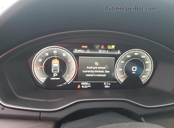 WA1ABAFY8S2016594 2025 AUDI Q5 Белый Вид щитка приборов