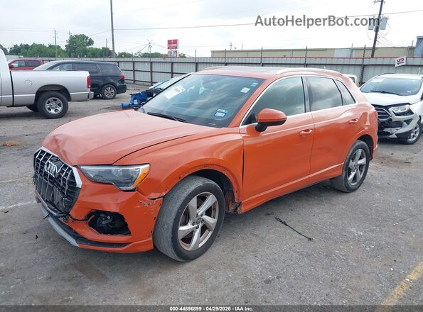 WA1AECF31L1029606 2020 AUDI Q3 Orange Front left