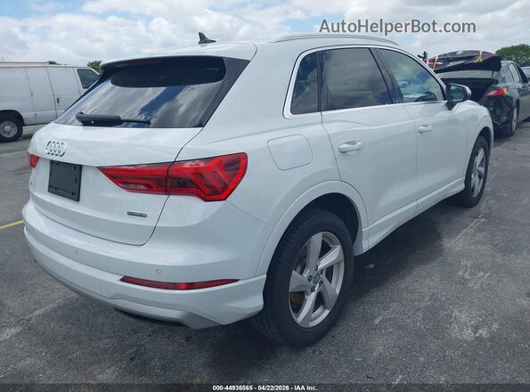 WA1AECF37L1001969 2020 AUDI Q3 White უკანა მარჯვენა