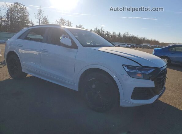 WA1AVAF17LD019101 2020 AUDI Q8 White წინა მარჯვენა