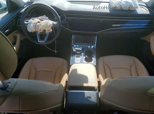 WA1AVBF19PD023694 2023 AUDI Q8 White Առջևի վահանակի տեսք
