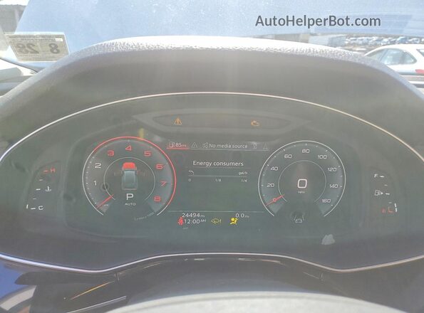 WA1AVBF19PD023694 2023 AUDI Q8 White Սարքավորումների վահանակի տեսք