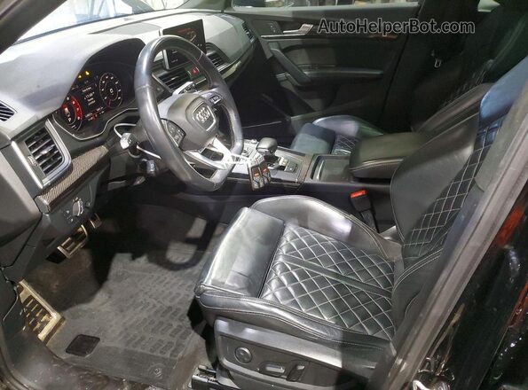 WA1B4AFY0L2021840 2020 AUDI SQ5 Black Front interior view