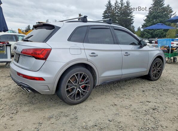 WA1B4AFY3M2021204 2021 AUDI SQ5 Серебряный Задняя правая четверть