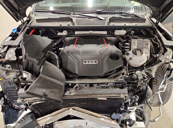 WA1B4AFY3P2189672 2023 AUDI SQ5 Gray ძრავის განყოფილების ხედი