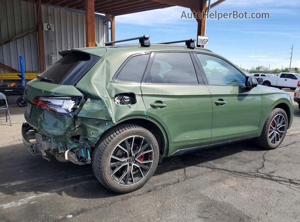 WA1B4AFY4S2032550 2025 AUDI SQ5 Зеленый Задняя правая четверть