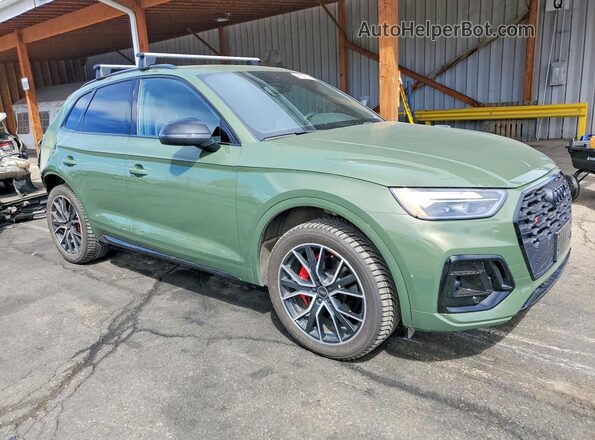 WA1B4AFY4S2032550 2025 AUDI SQ5 Зеленый Передняя правая четверть