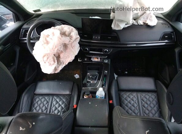 WA1B4AFY5P2149965 2023 AUDI SQ5 Black Dashboard view