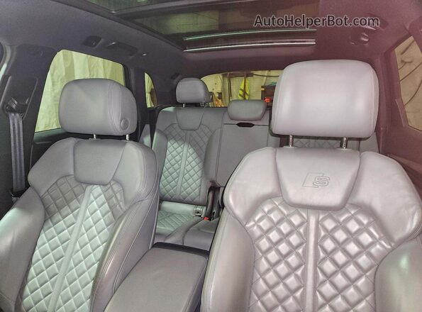 WA1B4AFY9K2072820 2019 AUDI SQ5 Серый Вид задних сидений