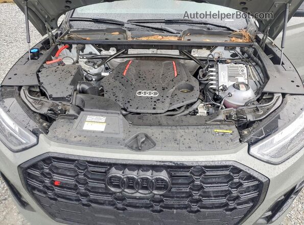 WA1B4AFY9P2185657 2023 AUDI SQ5 Gray Vista del compartimento del motor