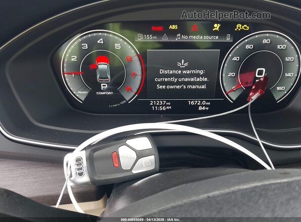 WA1BBAFY8P2189852 2023 AUDI Q5 White Dashboard view