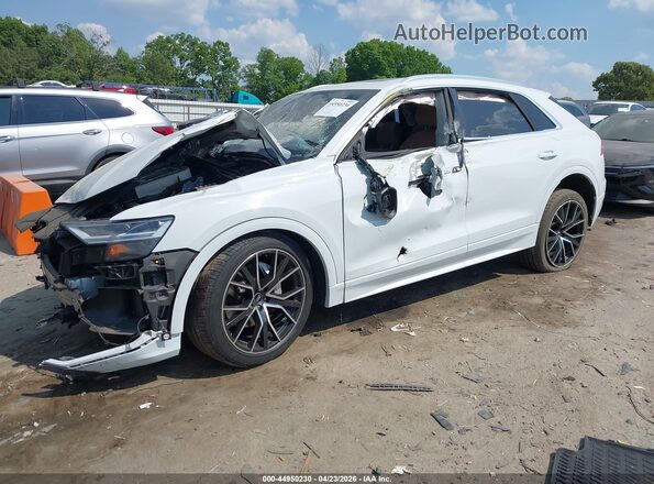 WA1BVAF13KD011547 2019 AUDI Q8 White Przód lewy