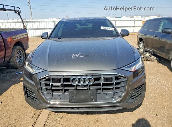 WA1BVAF15MD016994 2021 AUDI Q8 Charcoal Front view