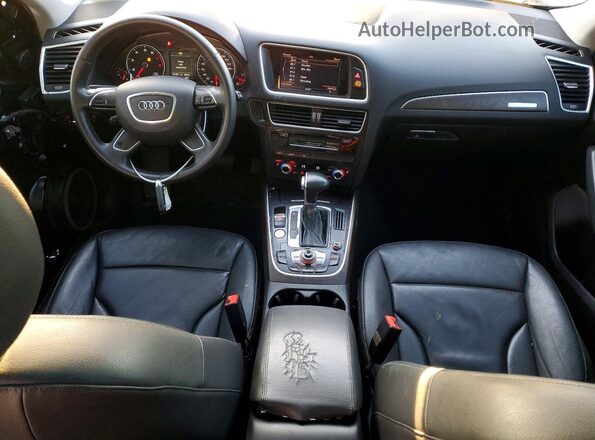 WA1C2AFPXHA099895 2017 AUDI Q5 Black Առջևի վահանակի տեսք