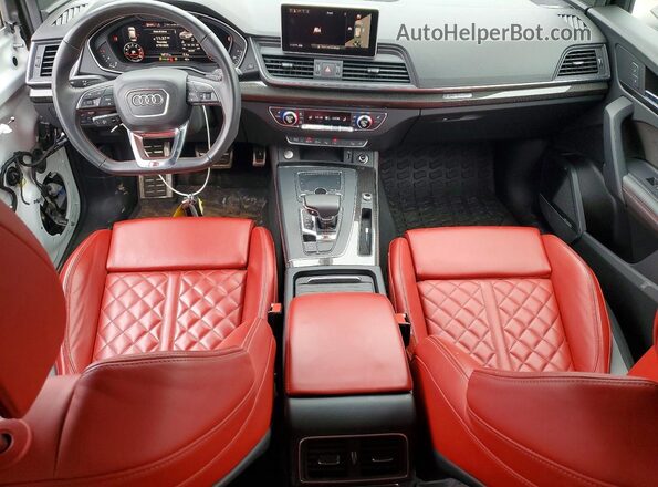 WA1C4AFY0K2004376 2019 AUDI SQ5 White Vista del salpicadero