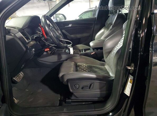 WA1C4AFY2J2056218 2018 AUDI SQ5 Black Widok wnętrza z przodu