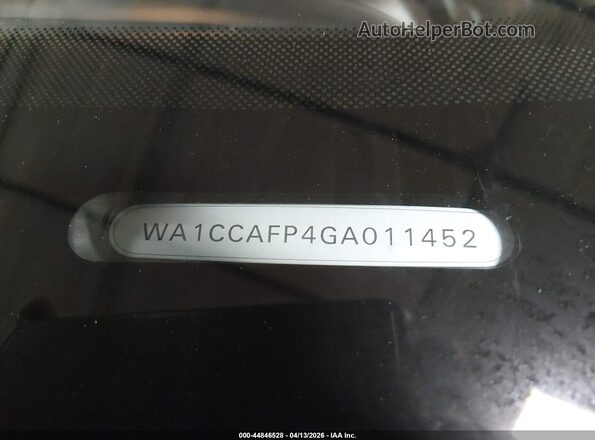 WA1CCAFP4GA011452 2016 AUDI SQ5 Gray Engine compartment view