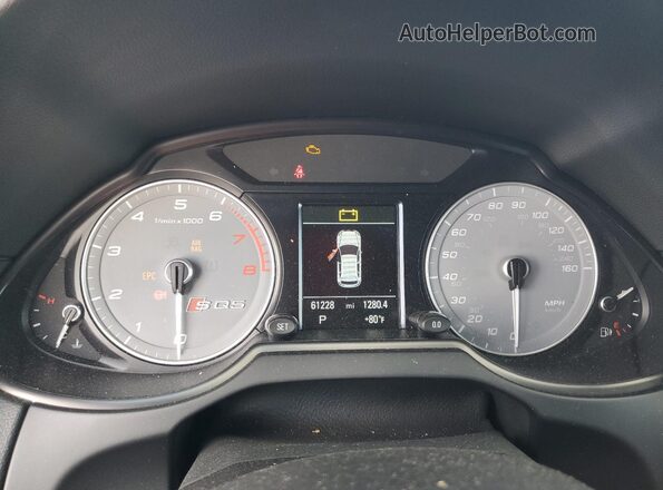 WA1CCAFP5HA047054 2017 AUDI SQ5 Серый Вид щитка приборов
