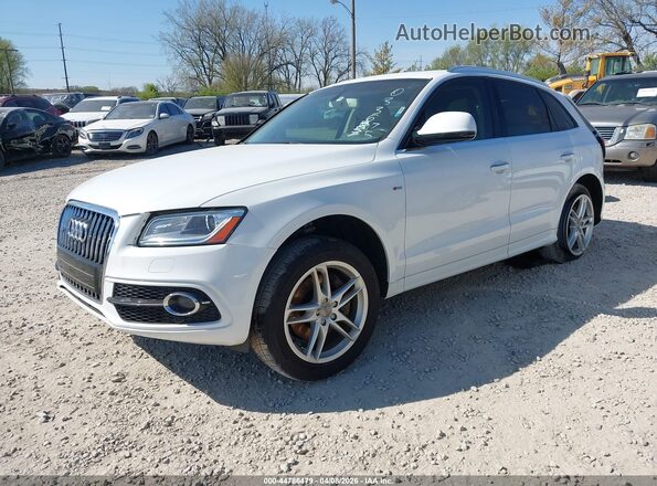 WA1D7AFP1GA033675 2016 AUDI Q5 White Առջևի ձախ երեք քառորդ տեսարան