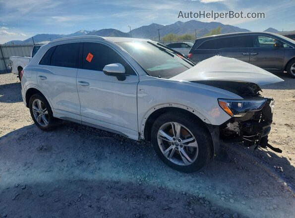 WA1DECF30L1123747 2020 AUDI Q3 White Передня права чверть