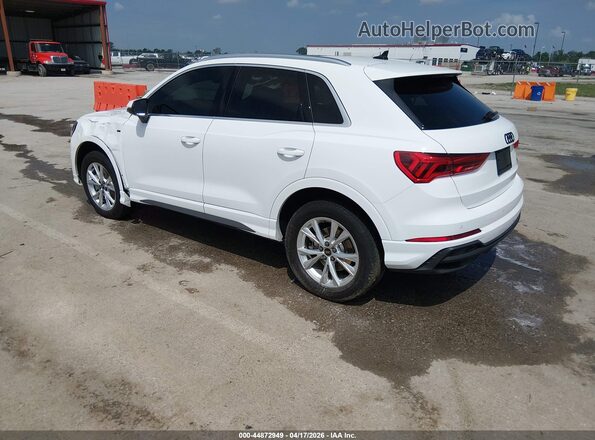 WA1DECF30R1171144 2024 AUDI Q3 Белый Задняя левая четверть